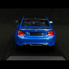 BMW M2 CS Type F87 2020 Blue / Black rims 1/43 Minichamps 410021026