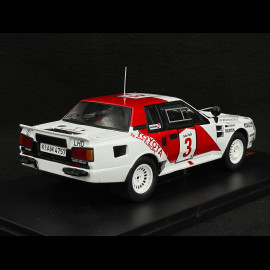 Toyota Celica TwinCam Turbo n° 3 2. Rallye Safari 1985 1/24 Ixo Models RAL025B