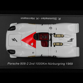 Porsche 908 /02 n° 4 2nd 1000km Nürburgring 1969 Hans Herrmann 1/43 Spark SG824