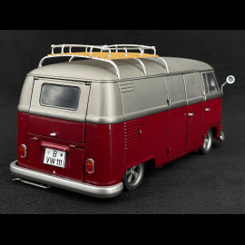 Volkswagen Combi T1b Bus Low rider 1962 Red / Grey 1/18 Schuco 450045600