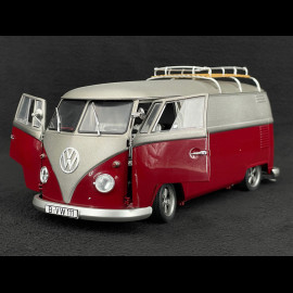 Volkswagen Combi T1b Bus Low rider 1962 Red / Grey 1/18 Schuco 450045600