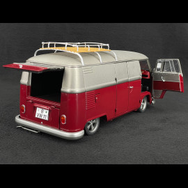 Volkswagen Combi T1b Bus Low rider 1962 Red / Grey 1/18 Schuco 450045600