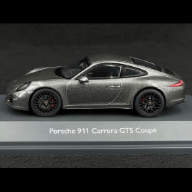Porsche 911 Carrera GTS Coupé Type 991 2017 Quartz grey metallic 1/43 Schuco 450758300