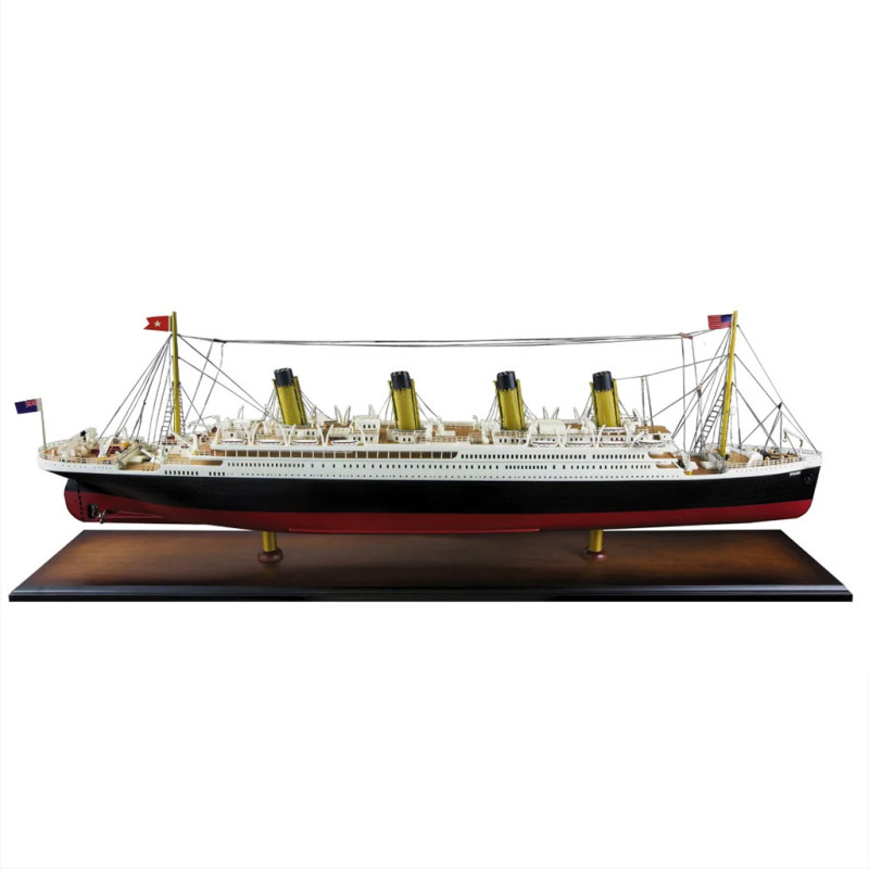 Titanic Boat Model RMS ocean liner 92 cm 1/300 Wood - Elfershop