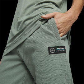 Mercedes AMG Pants F1 Team Puma Slim Sotshell Khaki 621151-07 - men