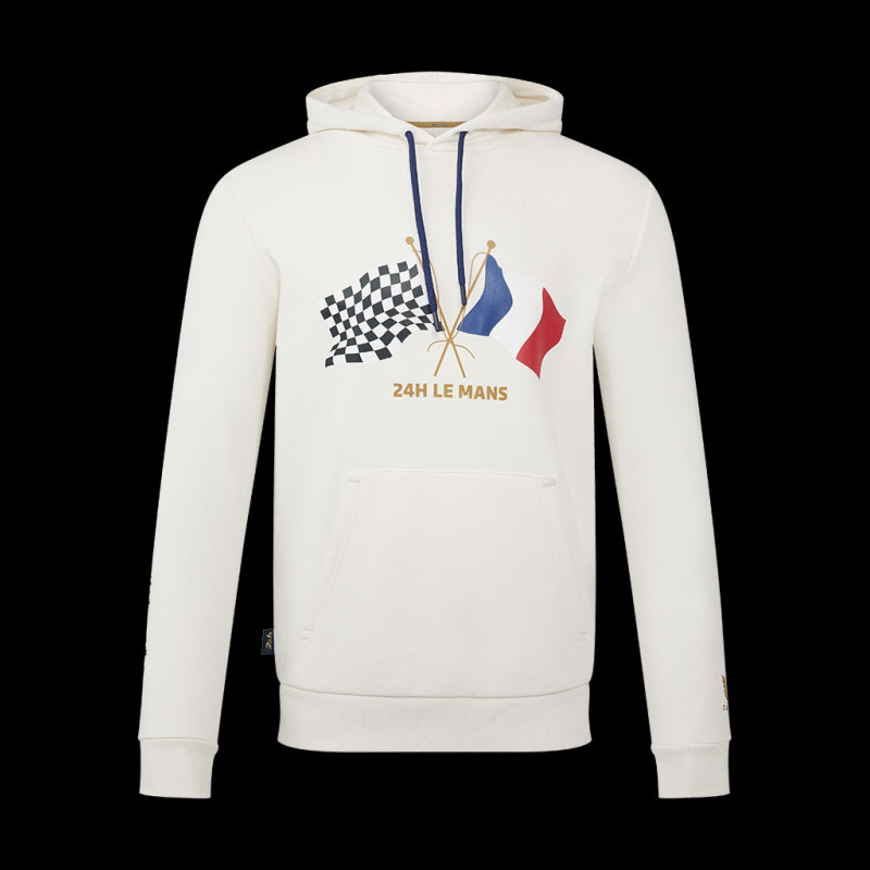 Sweatshirt 24h Le Mans Hundertjärigen Jubiläum Hoodie mit Kapuze Weiß - Herren