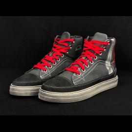 Dust and Fury Shoes Monaco Finish Line Canvas / Leather Grey - Men