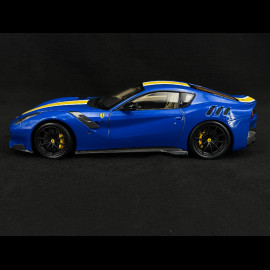 Ferrari F12 TDF 2015 Tour de France Azzuro Dino blue / Yellow / White 1/18 BBR BBR182100A1
