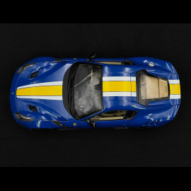Ferrari 911 Carrera GTS Targa Typ 991 2015 Tour de France Azzuro Dino blau / Gelb / Weiß 1/18 BBR BBR182100A1