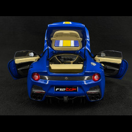 Ferrari F12 TDF 2015 Tour de France Azzuro Dino blue / Yellow / White 1/18 BBR BBR182100A1