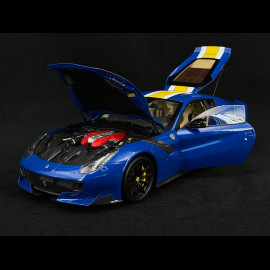 Ferrari F12 TDF 2015 Tour de France Azzuro Dino blue / Yellow / White 1/18 BBR BBR182100A1