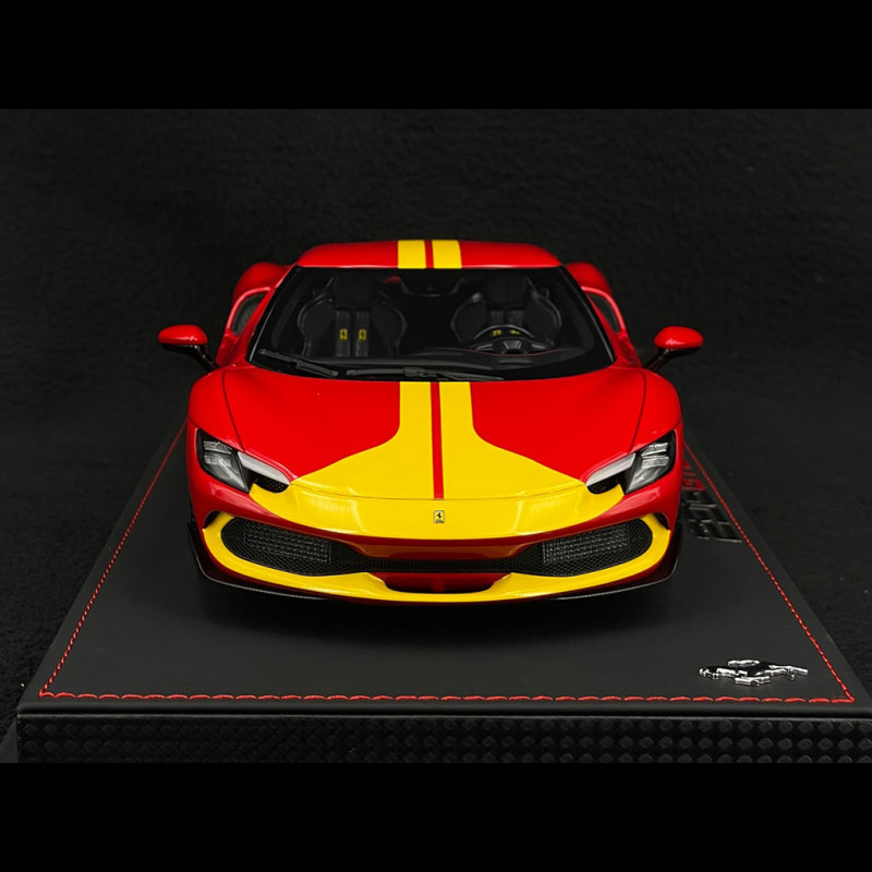 Ferrari 296 GTS Rosso Corsa - Azzurro La Plata with Assetto