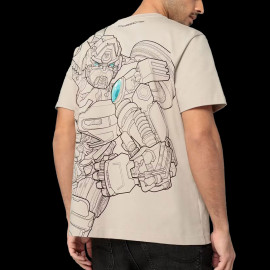 Transformers x Porsche T-shirt Oversize Beige WAP675PESS - Unisex