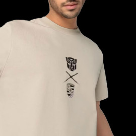 Transformers x Porsche T-shirt Oversize Beige WAP675PESS - Unisex