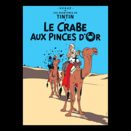 Tim und Struppi Plakat - Die Crabe mit den goldenen Scheren 50 x 70 cm 22080
