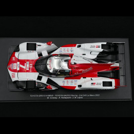 Toyota GR010 Hybrid n° 7 2nd 24h Le Mans 2022 Gazoo Racing 1/18 Spark 18S800