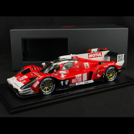 Glickenhaus 007 LMH Nr 708 Platz 4. 24h Le Mans 2022 Romain Dumas 1/18 Spark 18S802