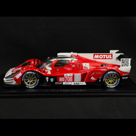 Glickenhaus 007 LMH n° 708 4th 24h Le Mans 2022 Romain Dumas 1/18 Spark 18S802