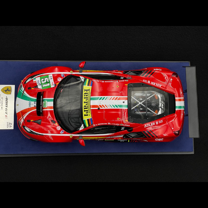 Miniature 1/18 Looksmart Ferrari 488 Gte Evo #21, Le Mans 2023, Mann De Pauw