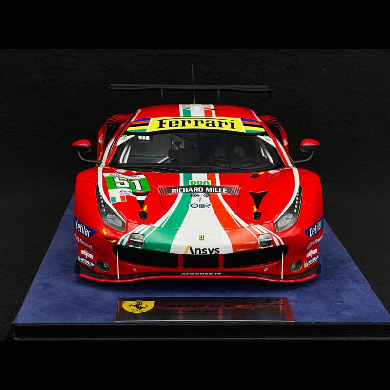 1:18 LOOKSMART Ferrari 488 Gte Evo #21 Le Mans 2023 Mann De