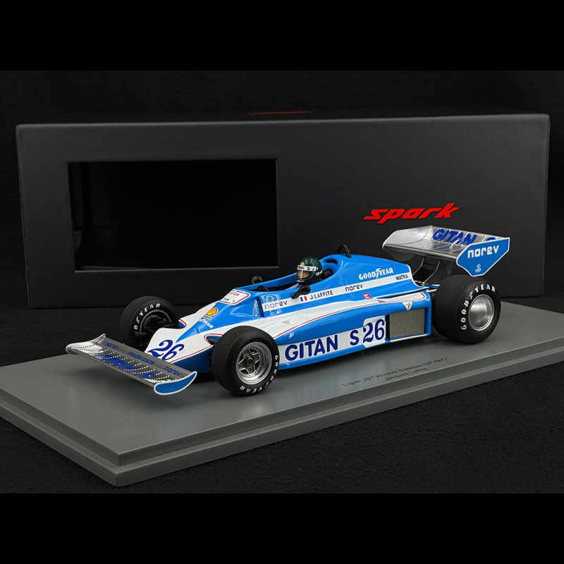 Jacques Laffite Ligier JS7 n° 26 Winner 1977 Swedish F1 Grand Prix