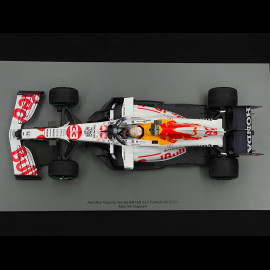 Max Verstappen Red Bull RB16B n° 33 9th 2021 Turkey F1 Grand Prix 1/18 Spark 18S605