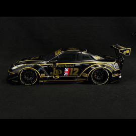 Nissan GT-R R35 2022 LB Walk JPS Body Kit Typ 2 Schwarz / Gold 1/18 Solido S1805806