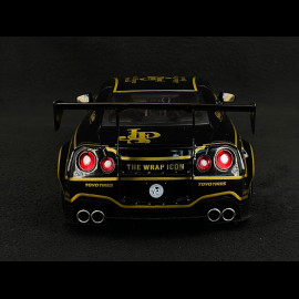 Nissan GT-R R35 2022 LB Walk JPS Body Kit Typ 2 Schwarz / Gold 1/18 Solido S1805806