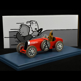 Tintin Bobby Smiles' Bugatti Type 35 - Tintin in America Red 1/24 29941