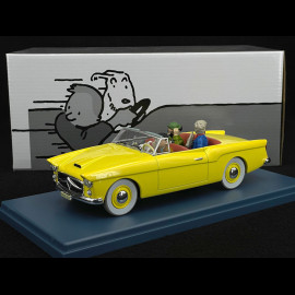 Tintin The Bordure Cabriolet - The Calculus Affair Yellow 1/24 29924