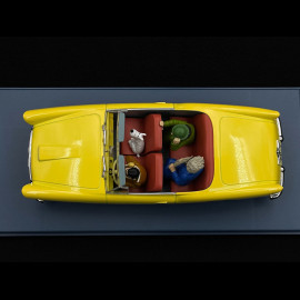 Tintin The Bordure Cabriolet - The Calculus Affair Yellow 1/24 29924