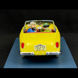 Tintin The Bordure Cabriolet - The Calculus Affair Yellow 1/24 29924