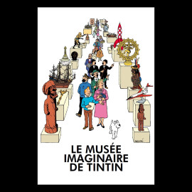 Tintin Poster - Tintin's Imaginary Museum 40 x 60 cm 23004