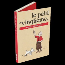 Set of 6 Postcards Tintin Le Petit Vingtième Double Flap 10 x 15 cm 31313