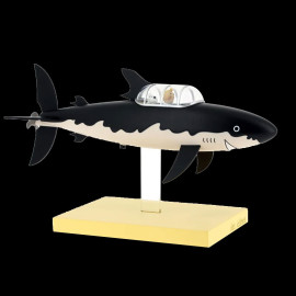 Shark Submarine Tintin - Red Rackham's Treasure Resin 26,5 cm 46402