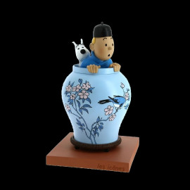 Tintin and Snowy Figurine - The blue Lotus 22,5 cm 46401