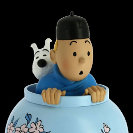 Tintin and Snowy Figurine - The blue Lotus 22,5 cm 46401