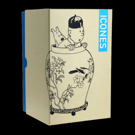 Tintin and Snowy Figurine - The blue Lotus 22,5 cm 46401