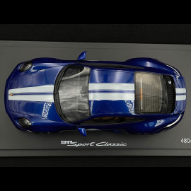 Porsche 911 Type 992 Sport Classic 2022 Enzianblau 1/18 Spark WAP0210100PSCB