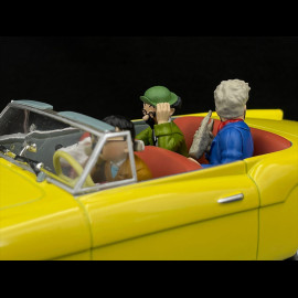 Tintin The Bordure Cabriolet - The Calculus Affair Yellow 1/24 29924