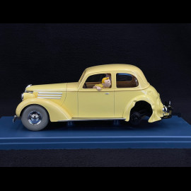 Tintin The wrecked car - The Crab With The Golden Claws Yellow 1/24 29961