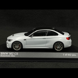 BMW M2 CS 2020 Light Grey 1/43 Minichamps 410021028
