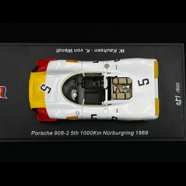 Porsche 908 /02 Nr 5 Platz 5. 1000km Nürburgring 1969 Willi Kauhsen 1/43 Spark SG827