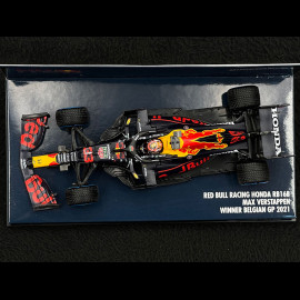 Max Verstappen Red Bull Racing RB16B n° 33 Winner GP Belgium 2021 F1 1/43 Minichamps 410211333