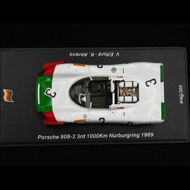 Porsche 908-2 n° 3 3rd 1000km Nürburgring 1969 Vic Elford 1/43 Spark SG825