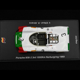 Porsche 908-2 Nr 3 Platz 3. 1000km Nürburgring 1969 Vic Elford 1/43 Spark SG825