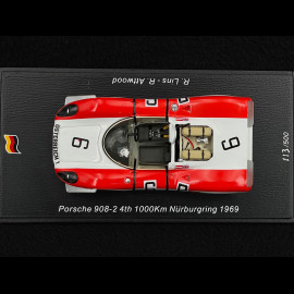 Porsche 908 /02 n° 6 4th 1000km Nürburgring 1969 Richard Attwood 1/43 Spark SG826