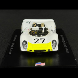 Porsche 908 /02 n° 27 3rd 12h Sebring 1969 Rolf Stommelen 1/43 Spark US274