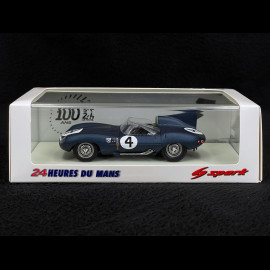 Jaguar D-type Nr 4 Sieger 24h Le Mans 1956 Ecurie Ecosse 1/43 Spark 43LM56