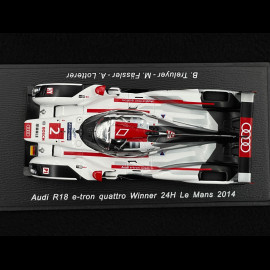 Audi R18 e-tron Quattro n° 2 Winner 24h Le Mans 2014 Team Joest 1/43 Spark 43LM14